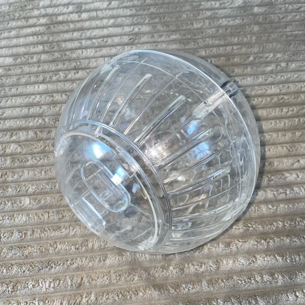 Clear Hamster Exercise Ball with Lid Small Pet Toy